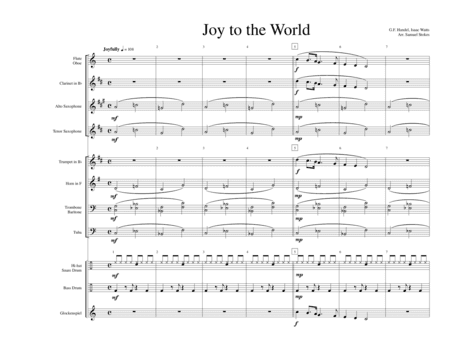 Joy to the World - for early intermediate band (arr. Samuel Stokes)