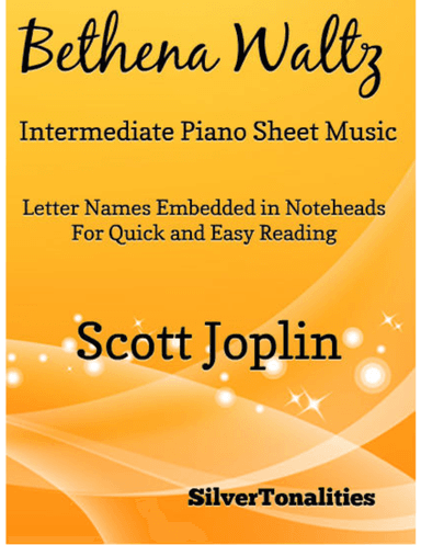 Bethena Waltz Intermediate Piano Sheet Music (arr. SilverTonalities)