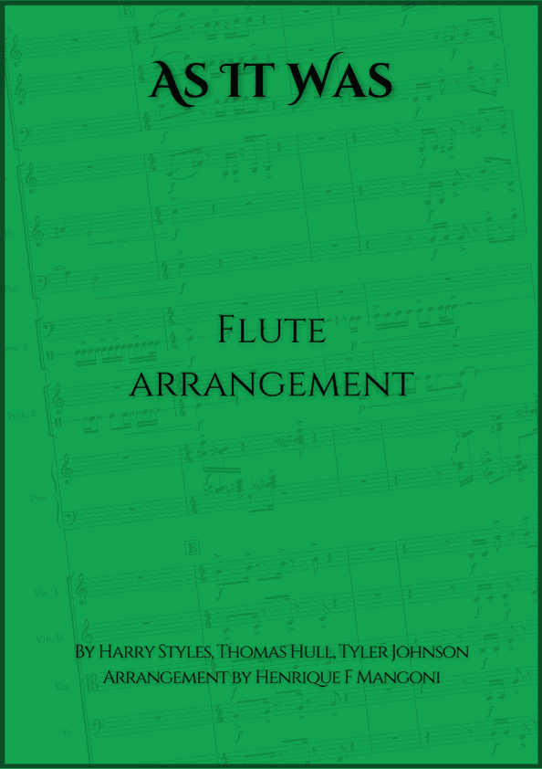 As It Was (arr. Henrique F Mangoni)