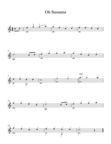 Oh Susanna - American Traditional song (arr. Milan Mitic)