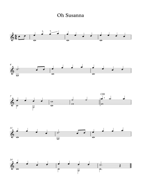 Oh Susanna - American Traditional song (arr. Milan Mitic)