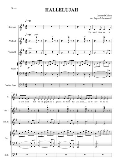 Hallelujah (arr. Bojan Mladenović)