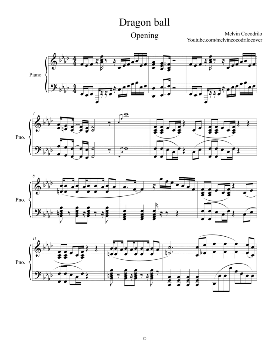 Kyofu No Ginyu (arr. MelvinCocodrilo)