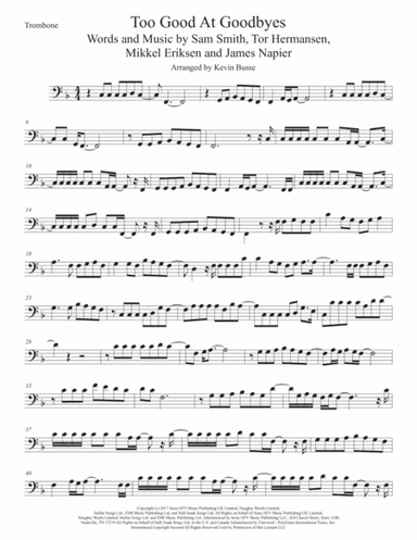 Too Good At Goodbyes (arr. Kevin Busse)