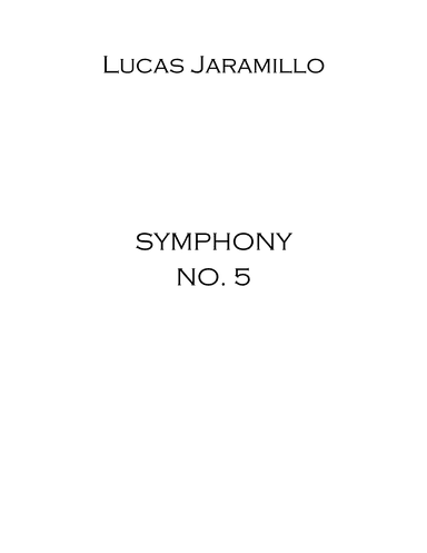 Symphony No. 5 - Score Only