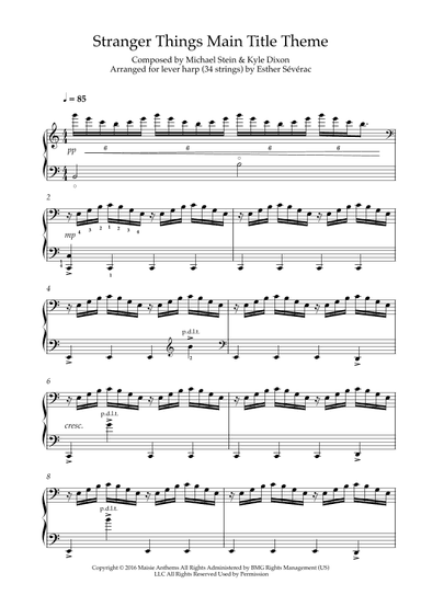 Stranger Things Main Title Theme (arr. Esther Sévérac)
