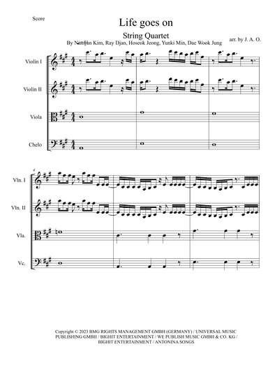 Life Goes On (arr. José angel Ortiz ramirez)