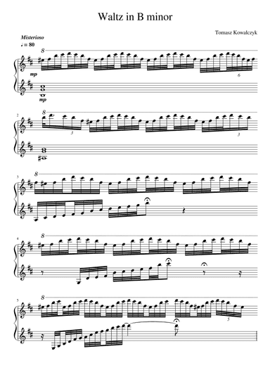 Waltz in B minor