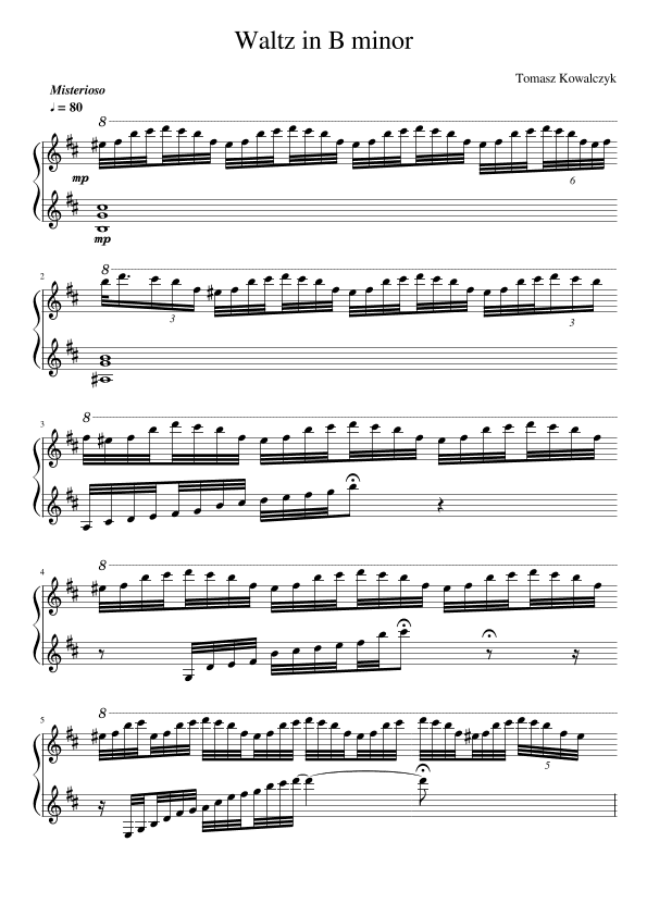 Waltz in B minor