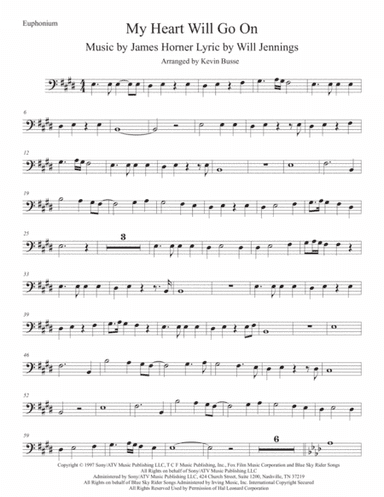 My Heart Will Go On (Love Theme from Titanic) (arr. Kevin Busse)
