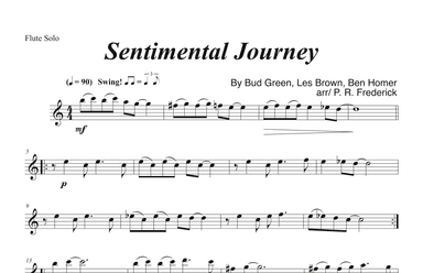 Sentimental Journey (arr. P. R. Frederick)
