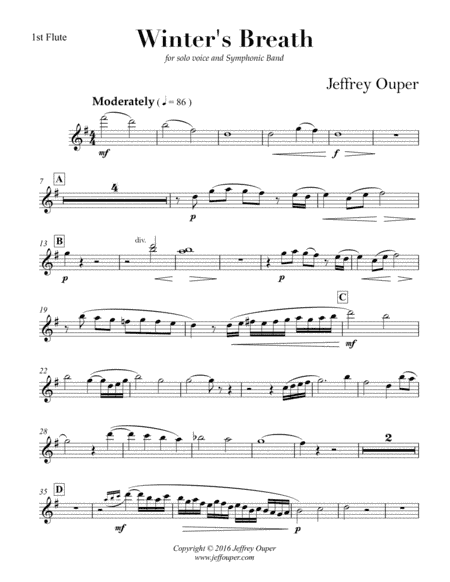 Winter's Breath (Symphonic Band & Solo Voice)