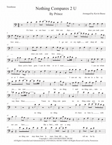 Nothing Compares 2 U (arr. Kevin Busse)