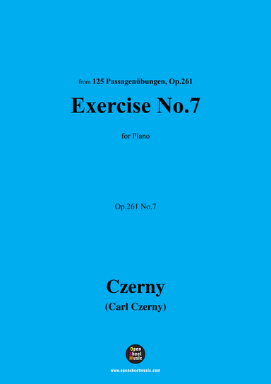 C. Czerny-Exercise No.7,Op.261 No.7 (arr. OSM Press)