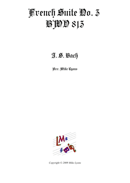 Brass Quartet - Bach French Suite No 3 BWV 813 (arr. Mike Lyons)