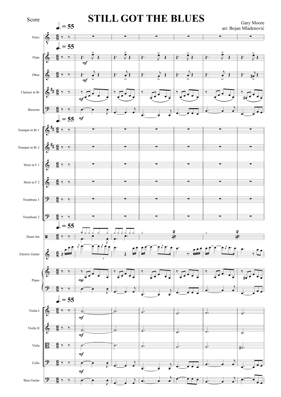 Still Got The Blues (arr. Bojan Mladenović)