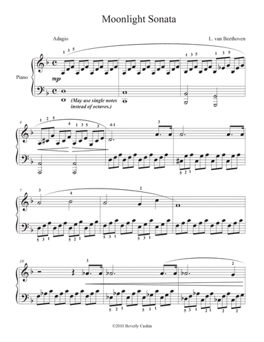 Moonlight Sonata (arr. Beverly Cashin)
