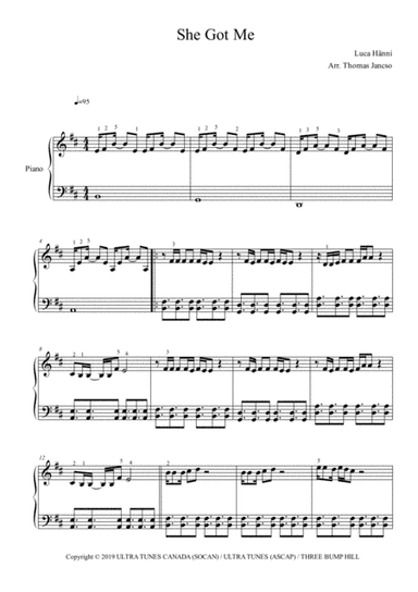 She Got Me (arr. Thomas Jancso)