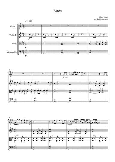 Birds (arr. Ian Anderson)