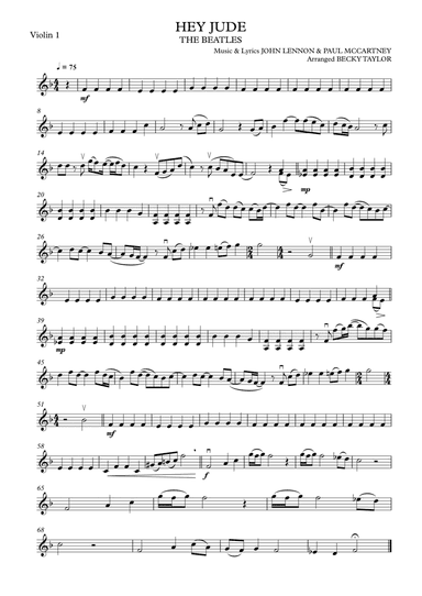 Hey Jude (arr. Becky Taylor)