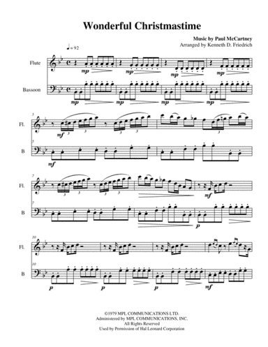 Wonderful Christmastime (arr. Kenneth D. Friedrich)