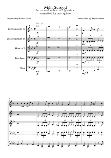 Milli Surood (arr. Sam Bateman)