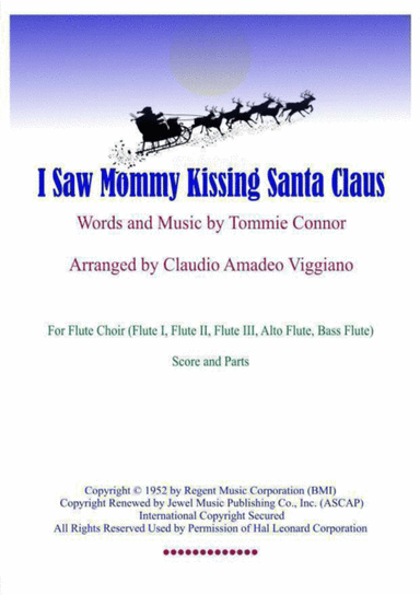 I Saw Mommy Kissing Santa Claus (arr. Claudio Amadeo Viggiano)