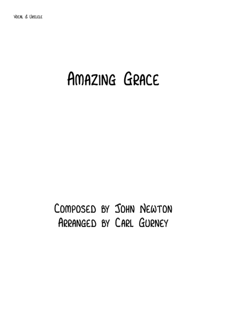 Amazing Grace (arr. Carl Gurney)