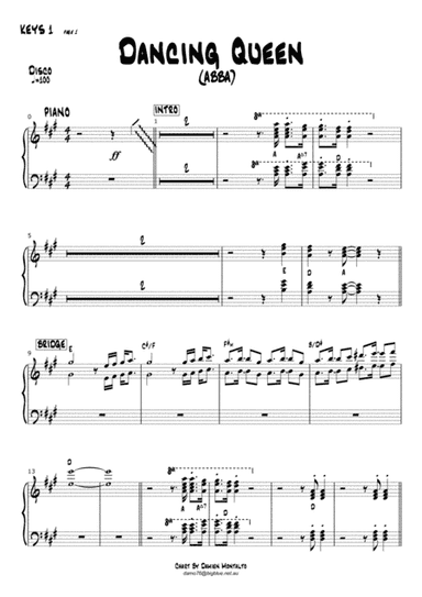 Dancing Queen (arr. Damien Montalto)