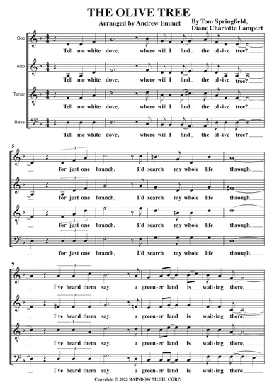 Olive Tree (arr. Andrew Emmet)