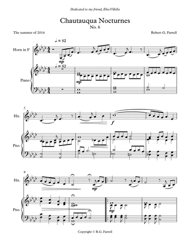 Chautauqua Nocturne #6