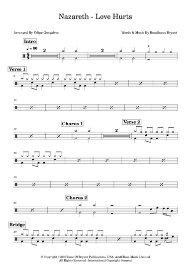 Love Hurts (arr. Felipe Gonçalves)