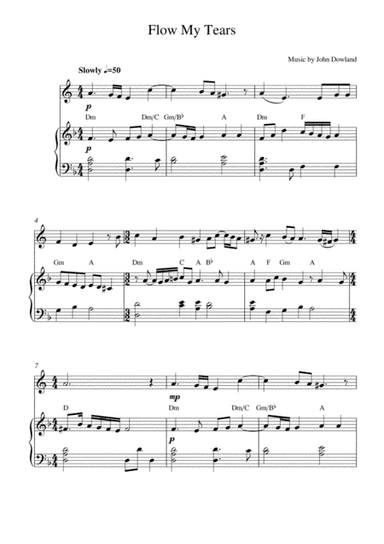 Flow My Tears (arr. Kaiserin Rebecca)