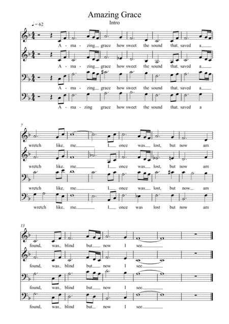 Amazing Grace (arr. Riccardo Lentini)