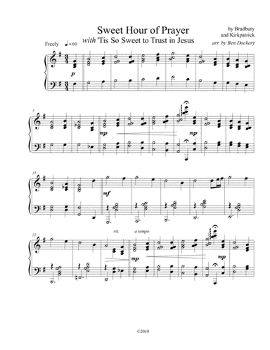 Sweet Hour of Prayer (with 'Tis So Sweet To Trust in Jesus) (arr. Ben Dockery)