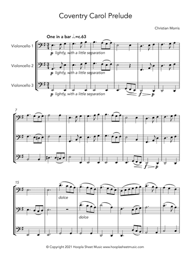 Coventry Carol Prelude (arr. Hoopla Sheet Music)