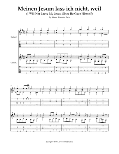 Meinen Jesum lass ich nicht (I Will Not Leave My Jesus) (arr. Mark Phillips)