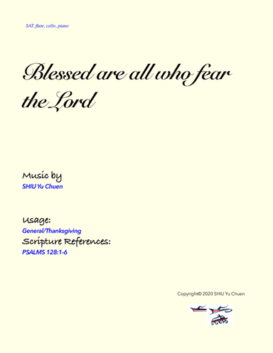 Blessed are all who fear the Lord