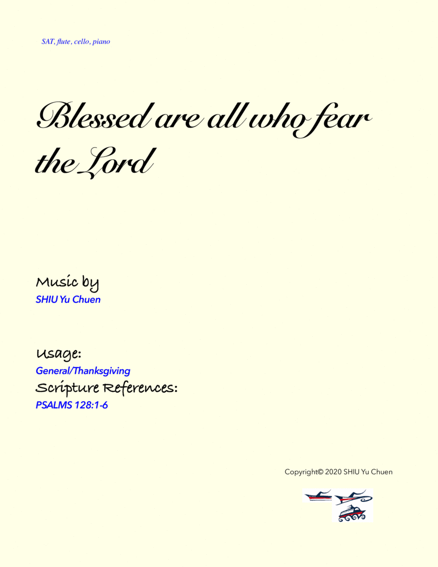 Blessed are all who fear the Lord