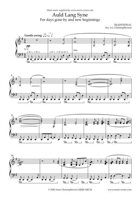 Auld Lang Syne - Piano Improvisation