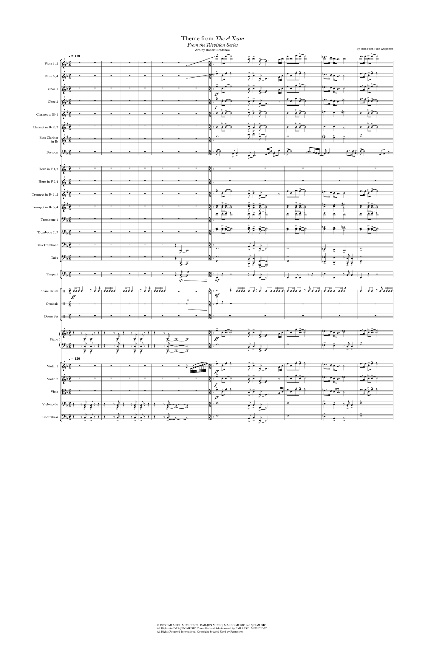 Theme From "the A Team" (arr. Robert Bradshaw)