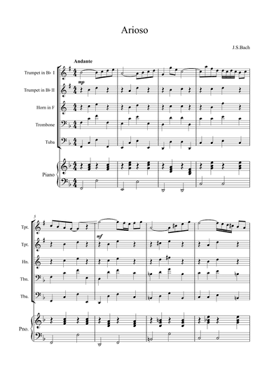 Arioso (arr. Alex Nunes Rodrigues)