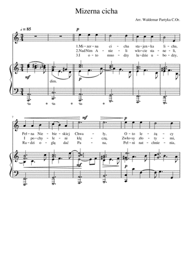 Koleda / Polish Christmas carol -  "Mizerna cicha"