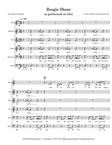 Boogie Shoes (arr. Joe Malach)