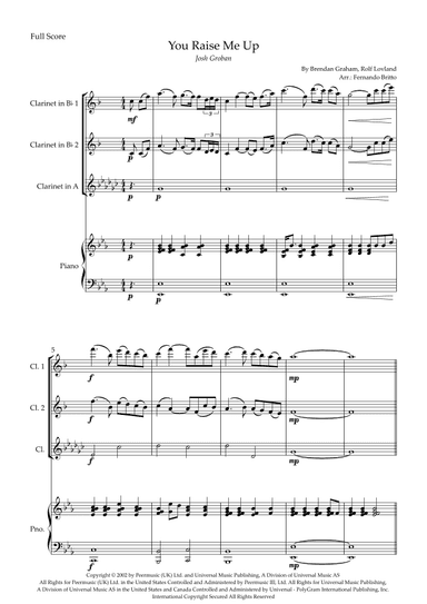 You Raise Me Up (arr. Fernando Britto)