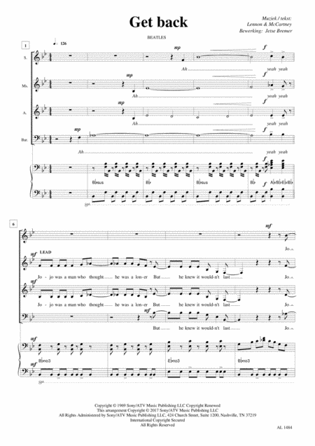Get Back (arr. Jetse Bremer)
