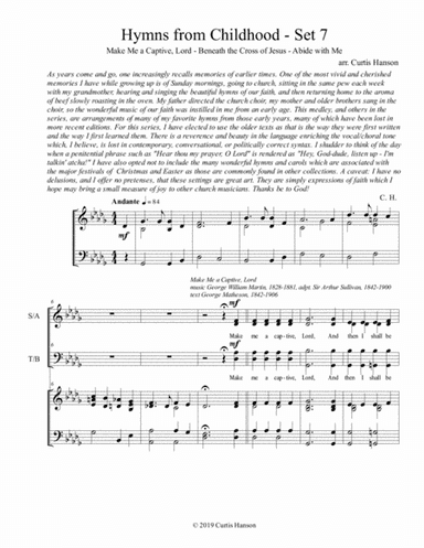 Hymns from Childhood - Set 7 (SATB) (arr. Curtis Hanson)