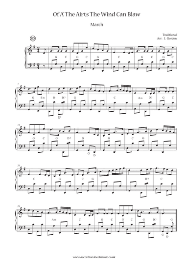 Of A' The Airts The Wind Can Blow (arr. Julia Gordon)