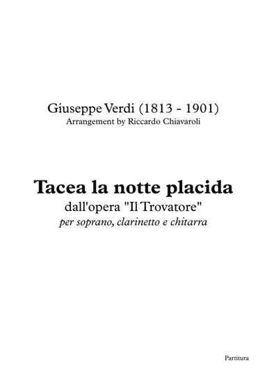 Tacea la notte placida (arr. Riccardo Chiavaroli)