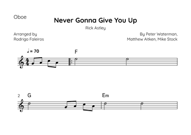 Never Gonna Give You Up (arr. Rodrigo Faleiros)